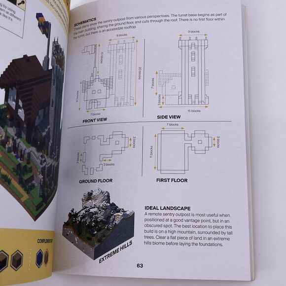 MINECRAFT Book Set Mojang Guide to Creative and Exploration Instruction Help - Picture 10 of 10